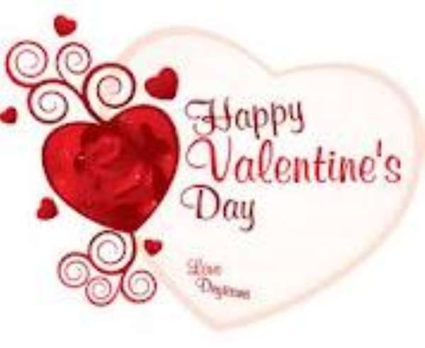 Valentine, second cards exchange event after Christmas