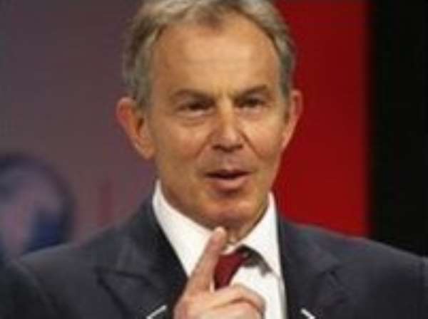 Former British Prime Minister Tony Blair