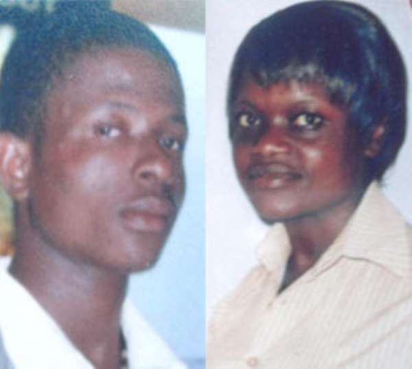 KILLER! Kwadwo Yeboah aka 'Makafi' and STABBED! Yaa Oforiwaa