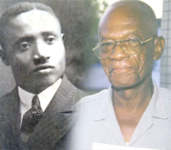 The late I.M. Peregrino Brimah aka Imoru Lincoln and Prof Cyril Fiscian