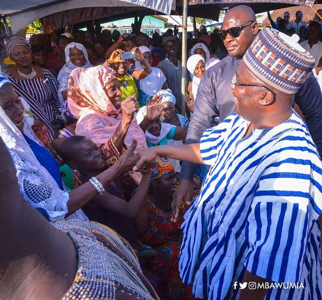 Nalerigu: Bawumia Receives Rousing Welcome At Damba Festival