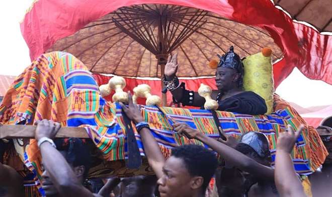 Dr. Samuel Akuoku of New York Installed as Abenase Hene in the Ashanti ...