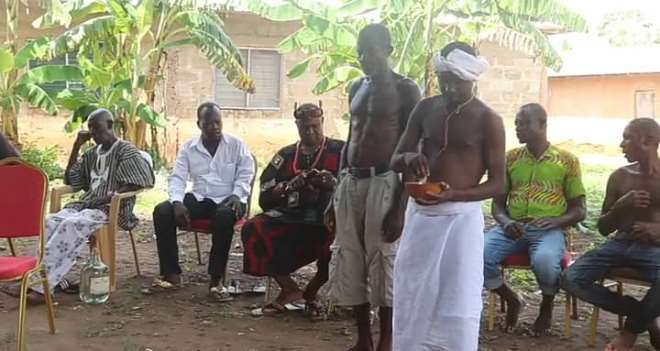 South Tongu chiefs perform rituals for peaceful 2020 election