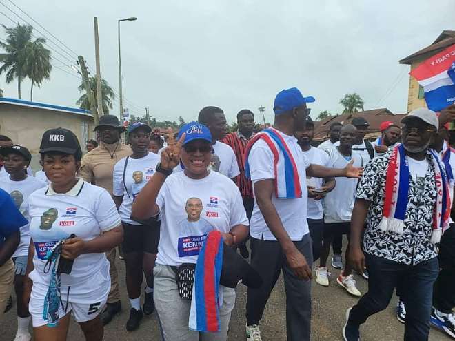 Election 2024: Akim Swedru NPP holds peace and unity walk