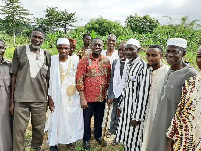 Wassa Amenfi Central:d.c.e.cut Sod For Construction Of School Building.