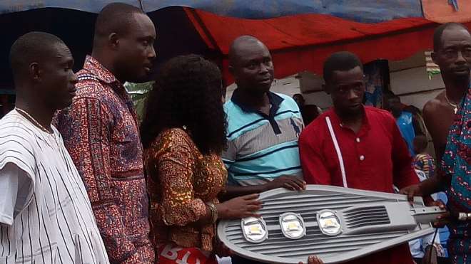 Four communities in Nzema East Municipality get power