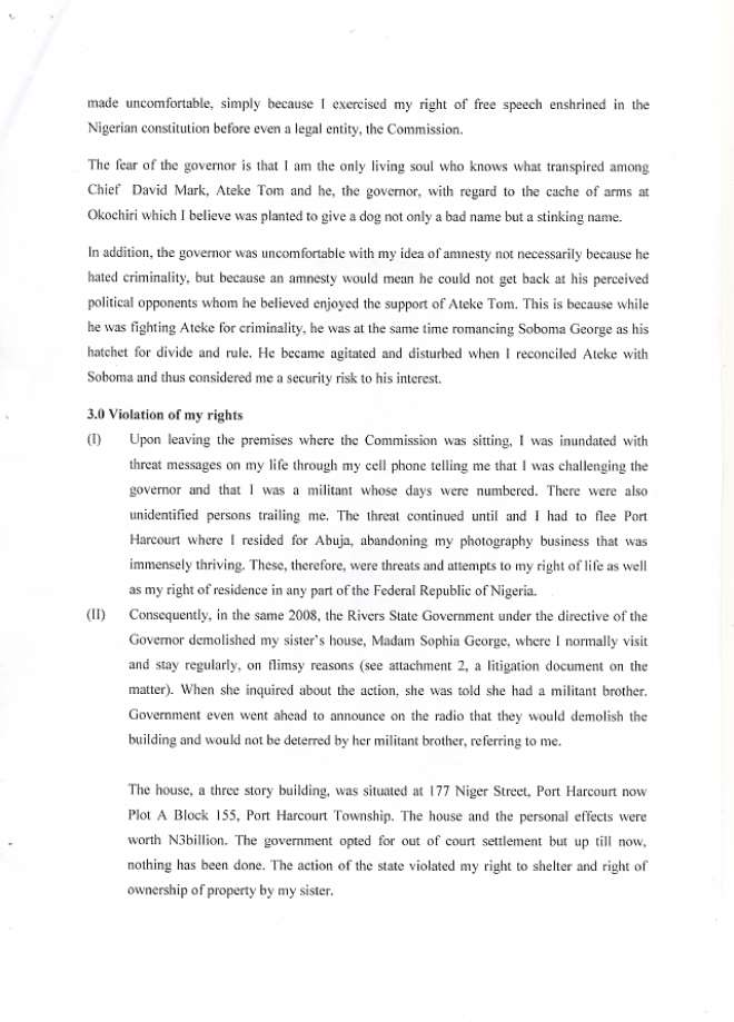 Gross Violation Of Human Rights By Governor Amaechi