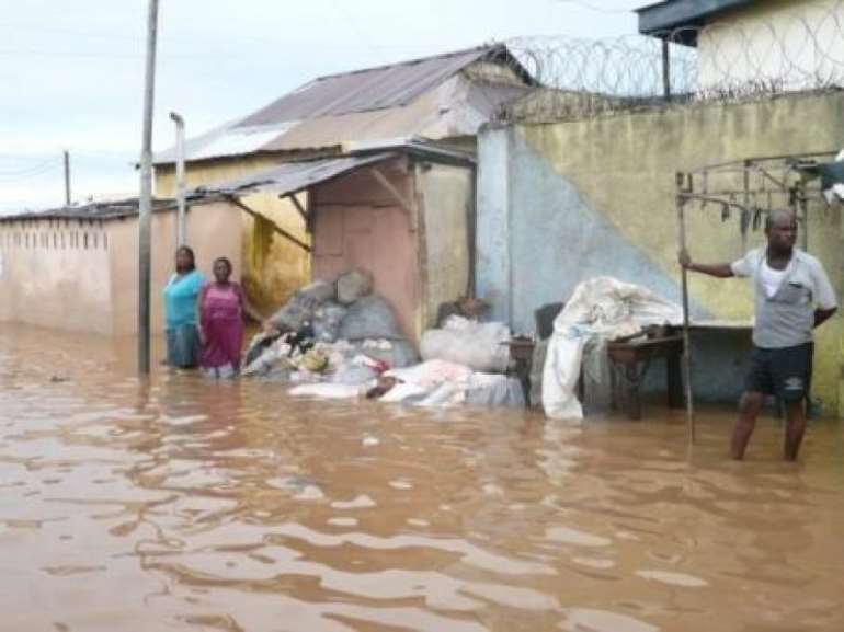 10 displaced residents looking helpless