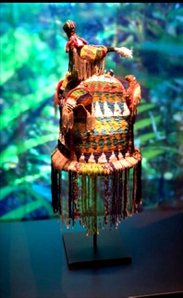 Funerary Crown, Dahomey, Benin, now in Mus&eacute;e du Quai Branly, Paris
