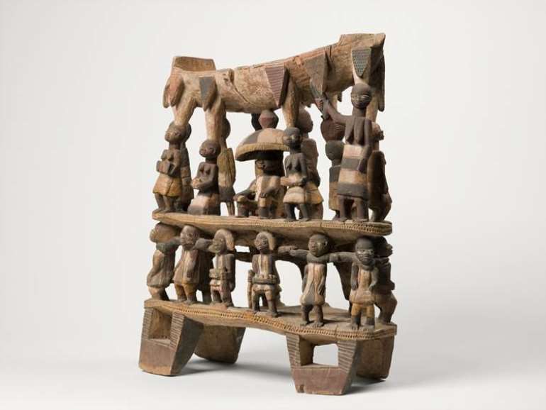 King&rsquo;s seat,Dahomey,now in mus&eacute;e du Quai Branly,to be returned to Benin Republic.