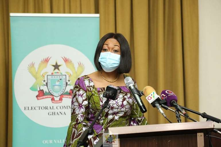 Chairperson of the Electoral Commission of Ghana, Jean Mensa