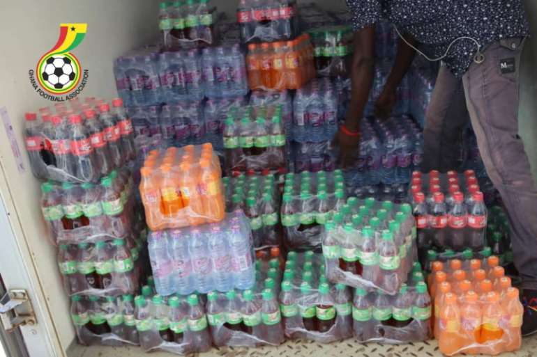 Special Ice Company Makes Donation TO Ghana FA