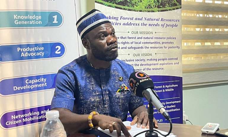 Obed Owusu-Addai, the Managing Campaigner of EcoCare Ghana