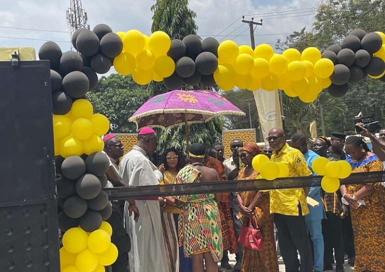 The ribbon-cutting ceremony