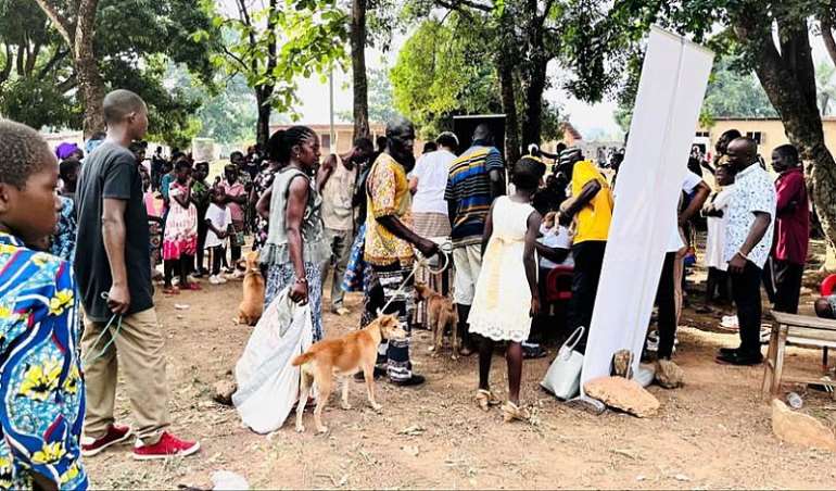 Queen Aiko Adade's Rabies Education Campaign And Vaccination Exercise ...
