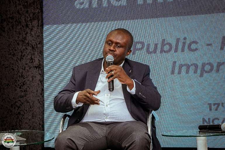 Country Manager for MainOne, Mr. Emmanuel Kwarteng, speaking at the event