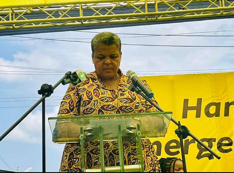 Member of Parliament for Awutu Senya West Constituency Gizella Tetteh-Agbotui