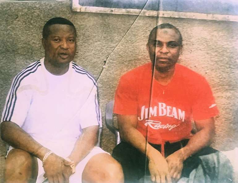 Sly Tetteh on the left, Alhaji Issah Inusah on the right.