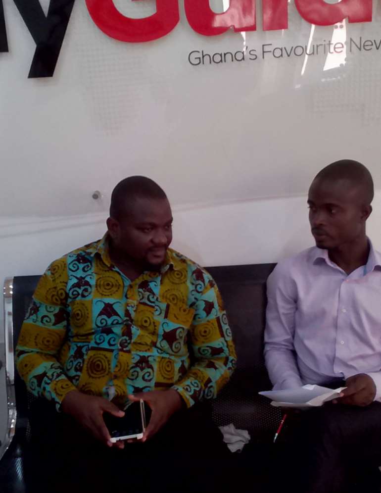 813201694129 michaelkwameklugahleftbeinginterviewedbymelvintarlueright