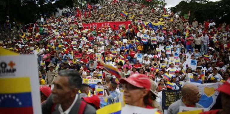 The huge rally to launch the #no more trump campaign in Caracas was largely ignored by global corporate media outlets.