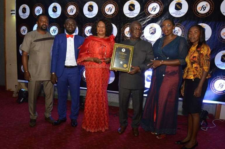 830201732032 it was an honourable night for dr effah apraku and his team from samara company limited