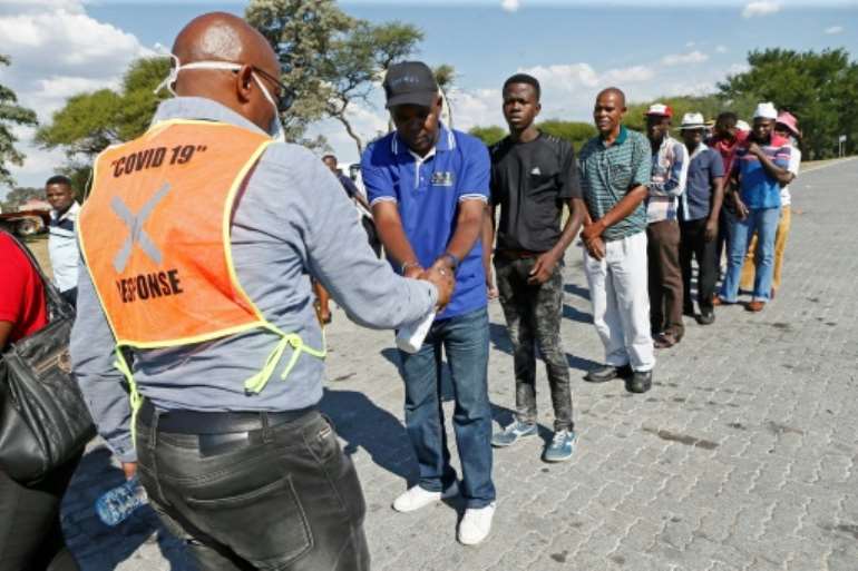 South Africas economy was already in bad shape before the coronavirus hit.  By Phill Magakoe (AFP)