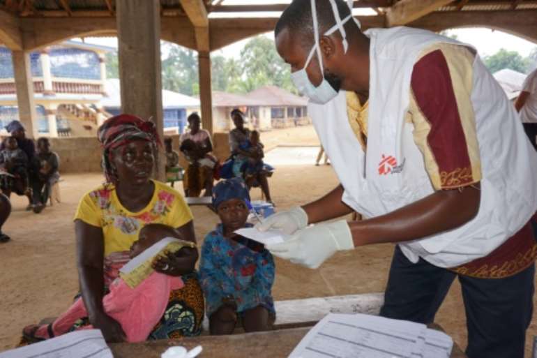 The dangers of avoiding healthcare are especially acute for children during the ongoing rainy season -- when malaria cases spike.  By Saidu BAH (AFP)
