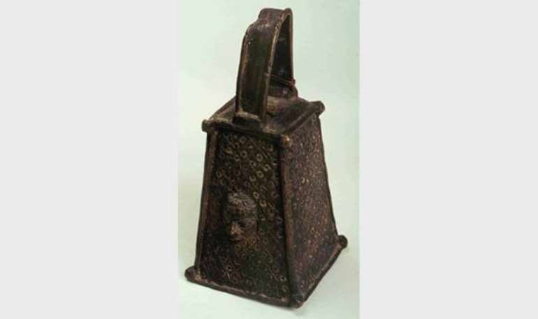 Bell, Benin, Nigeria, now in Wereldmuseum, Rotterdam, Netherlands