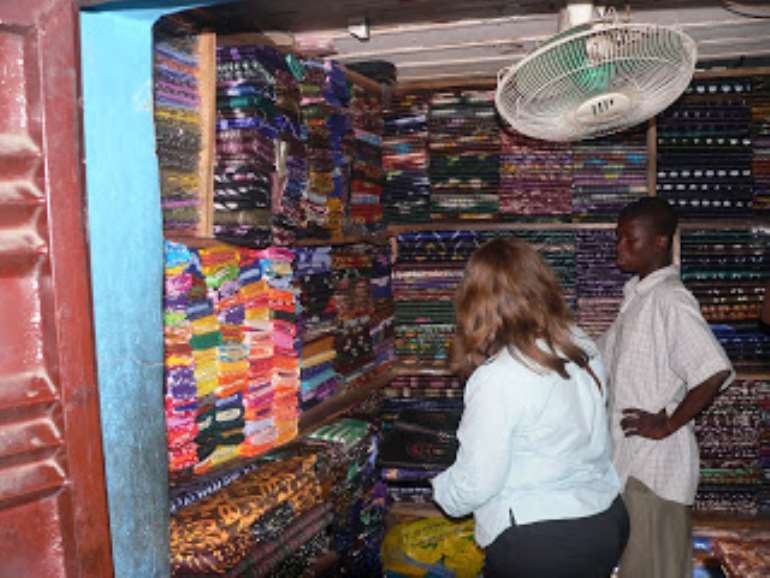cloth merchant stall abeokuta