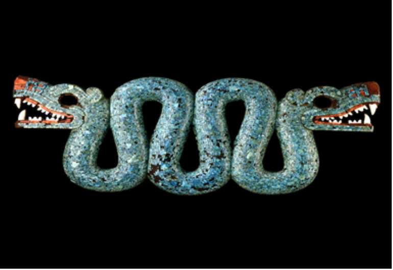 Double-headed serpent, Mexico, now in British Museum .London