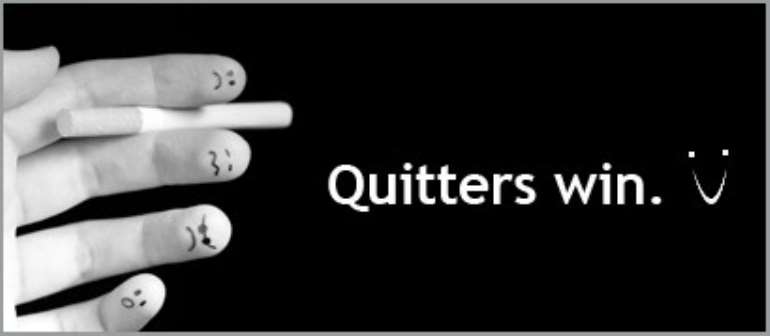 quitters win.