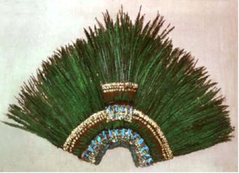 Montezuma's Crown, Mexico, now in Vlkerkunde Museum, Vienna, Austria
