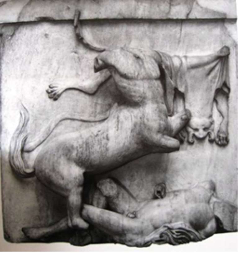 Parthenon/Elgin Marbles, Greece, now in British Museum, London.