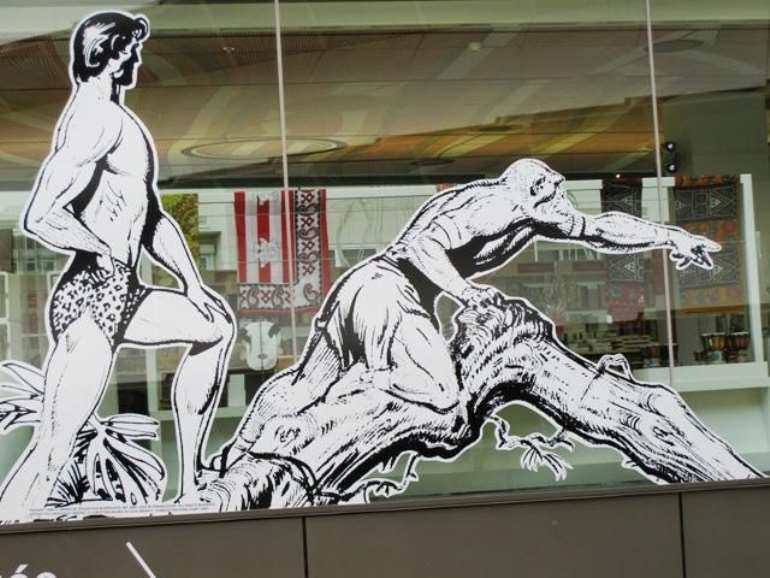 Tarzan and an ape-man