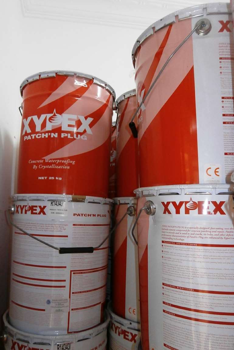 IS WATER SEEPAGE INTO CONCRETE YOUR HEADACHE? XYPEX IS THE SOLUTION