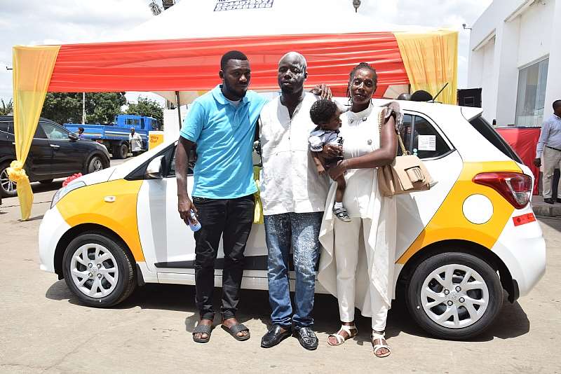 Samuel Agbesi With His Family