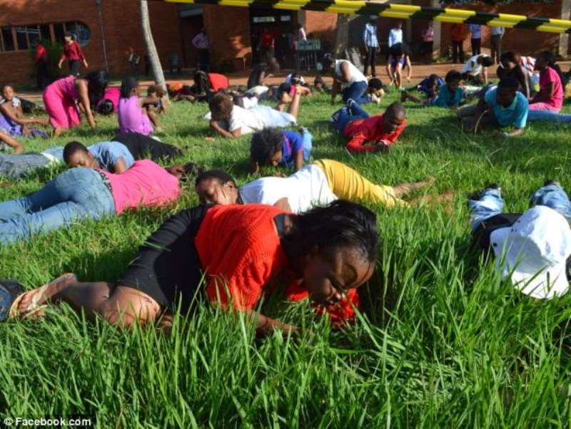 5. South African Pastor Lesego Daniel Orders His Church Members To Eat Grass