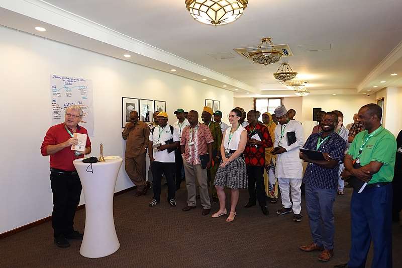 Dr Bernard Vanlauwe Addressing Participants During The Acai Meeting In Zanzibar