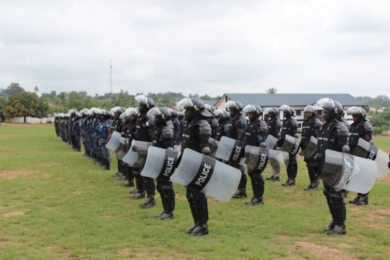 8. The Security Agencies Demonstrating Their Readiness To Counteract Troublemakers