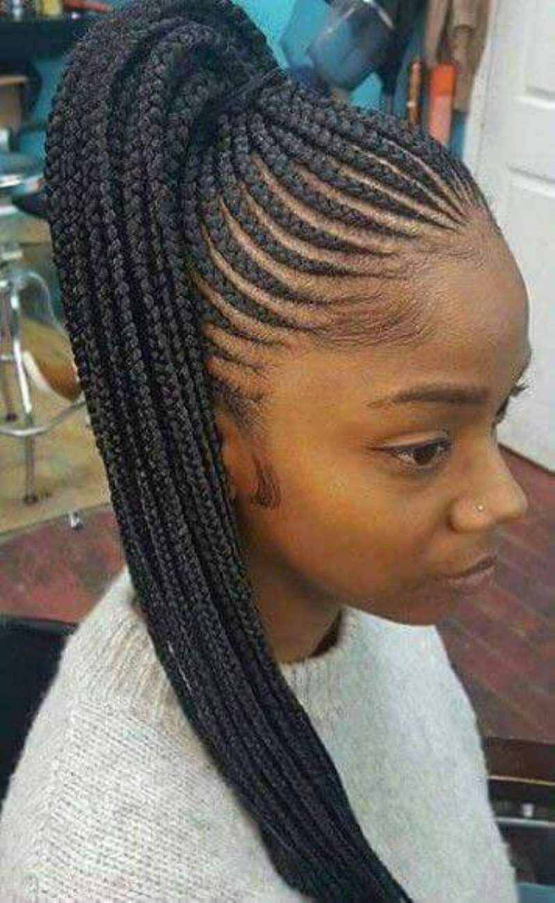 Corn roll hair doNote - Pictures used unless stated does not belong to Modern Ghana