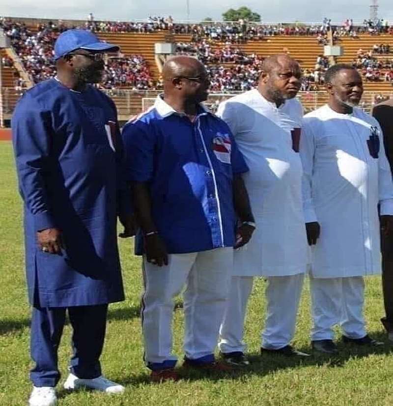 H.E. President George Manneh Weah and his team of Pro-Poor Agendas architects.