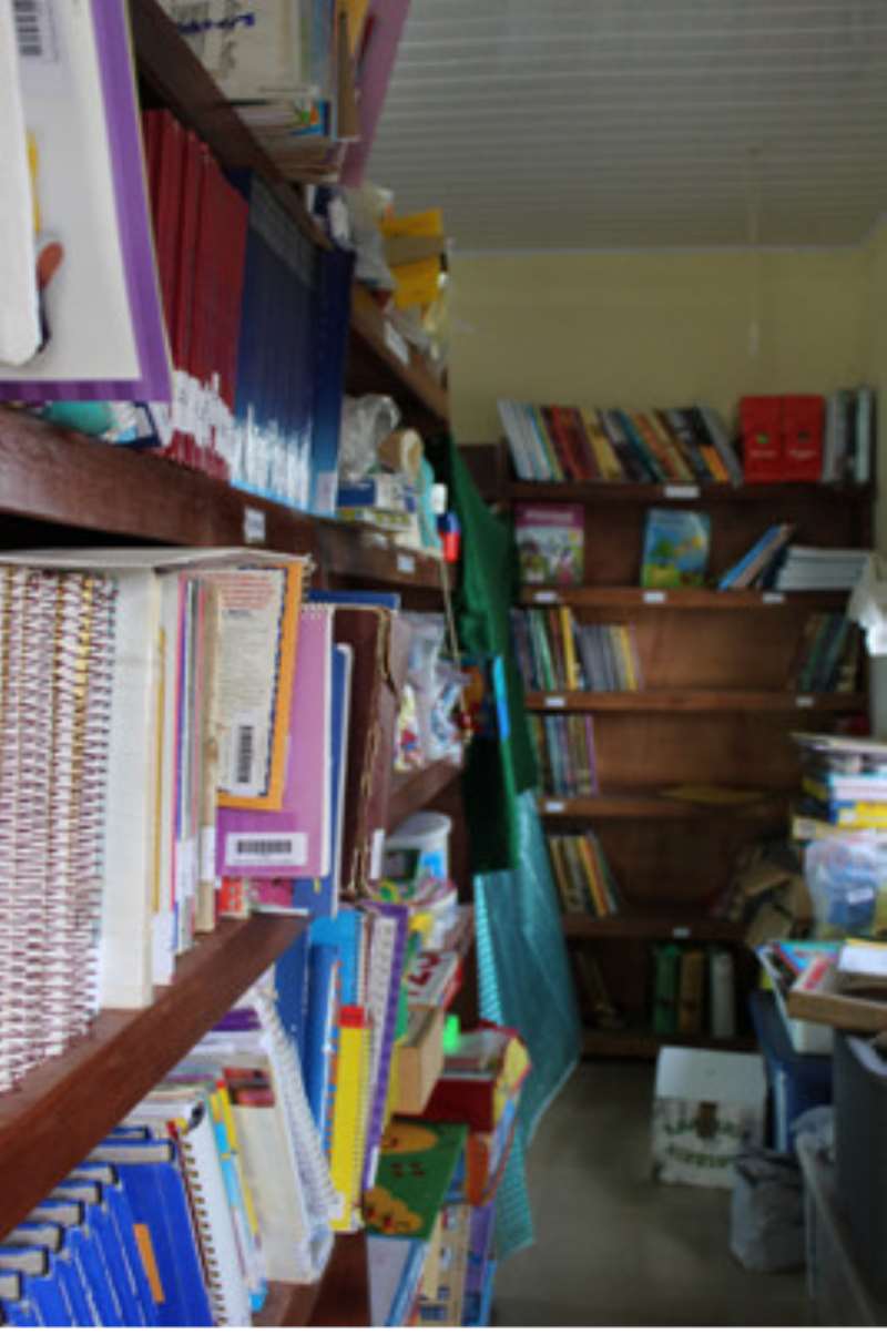 The Library At Faith Roots International Academy: Photo Taken By Lindsay Boyle