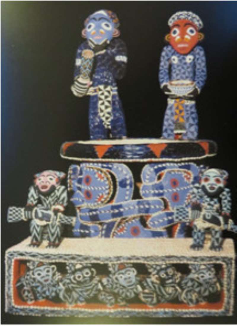Throne Of The King Of Bamum, Cameroon, Now In The Ethnology Museum, Berlin, Germany