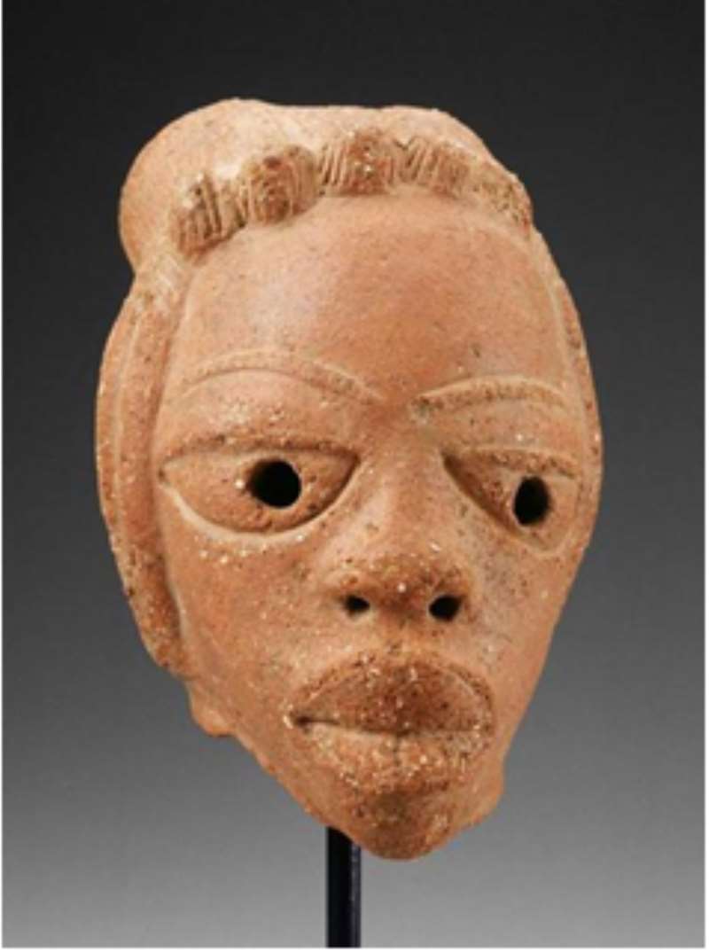 Returned Artefact—Terra-Cotta Head From Nigeria Dating To 500 B.C. To 200 AD