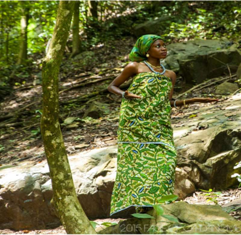 Abigail Naa Ahinee Laryea representing Ga-Mashie, 20yrs, self employed. Hobbies: cooking and listening to music