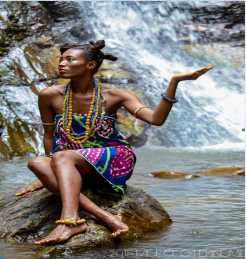 Vanessa Korlekie Welt representing Yilo Krobo, 23yrs, employed. Hobbbies: singing & Reading