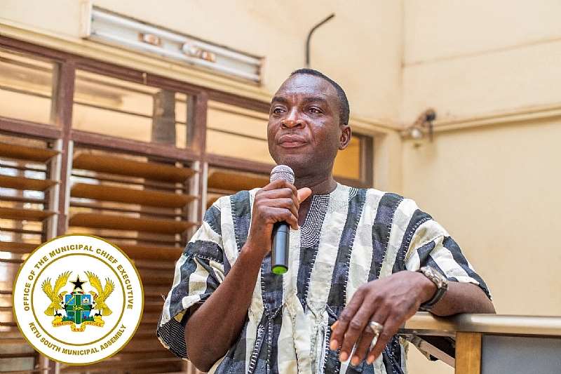 Hon. Nicholas Kwabla Worclachie, Municipal Chief Executive for Ketu South Municipal Assembly.