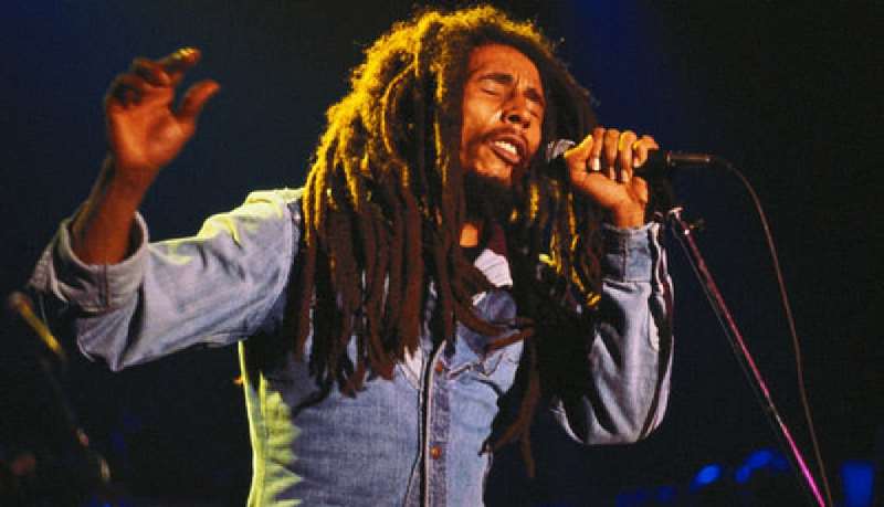 2. Bob Marley In A Solemn Mood During One Of His Concerts