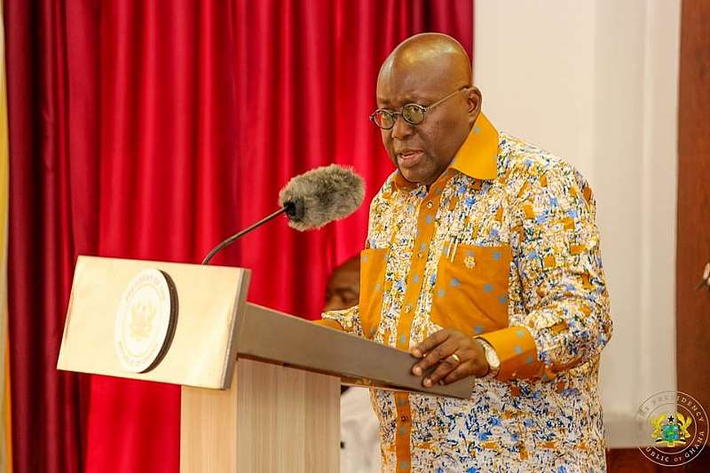 President of Ghana in his beautiful Africa wear