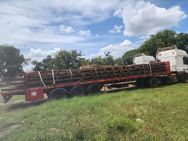 The impounded trucks